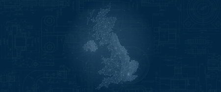 digital map of the United Kingdom