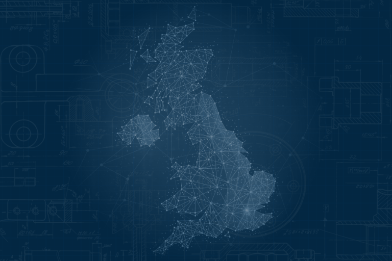 digital map of the United Kingdom