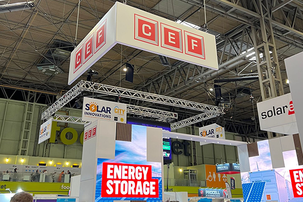 CEF stand at the installer show